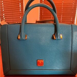 MCM Nuovo Safino leather satchel with strap